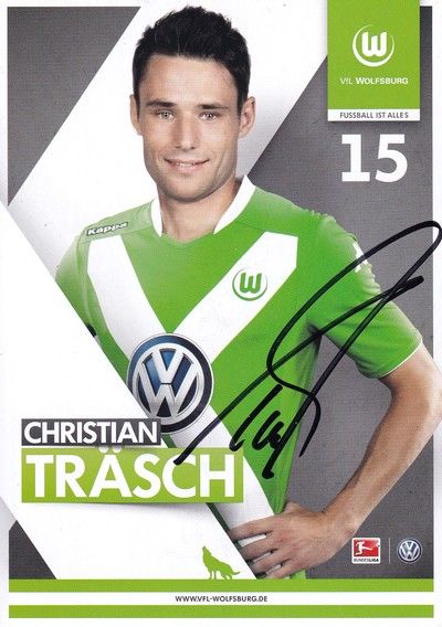 Autogramm Fussball | VfL Wolfsburg | 2014 | Christian TRÄSCH