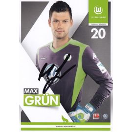 Autogramm Fussball | VfL Wolfsburg | 2014 | Max GRÜN