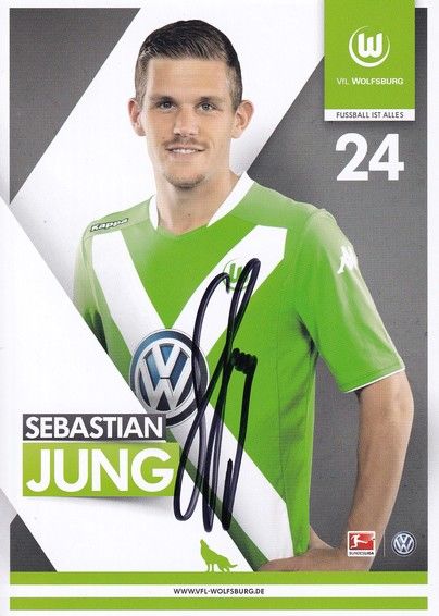 Autogramm Fussball | VfL Wolfsburg | 2014 | Sebastian JUNG