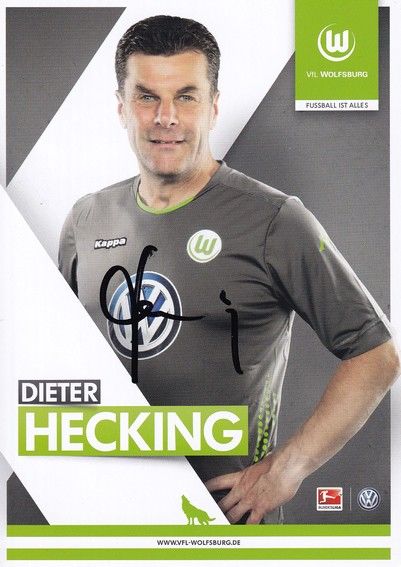 Autogramm Fussball | VfL Wolfsburg | 2014 | Dieter HECKING 