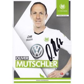 Autogramm Fussball | VfL Wolfsburg | 2014 | Oliver MUTSCHLER