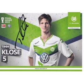 Autogramm Fussball | VfL Wolfsburg | 2015 | Timm KLOSE