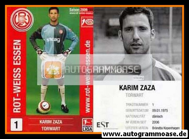 Autogramm Fussball | Rot-Weiss Essen | 2006 | Karim ZAZA