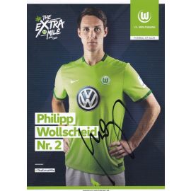 Autogramm Fussball | VfL Wolfsburg | 2016 | Philipp WOLLSCHEID