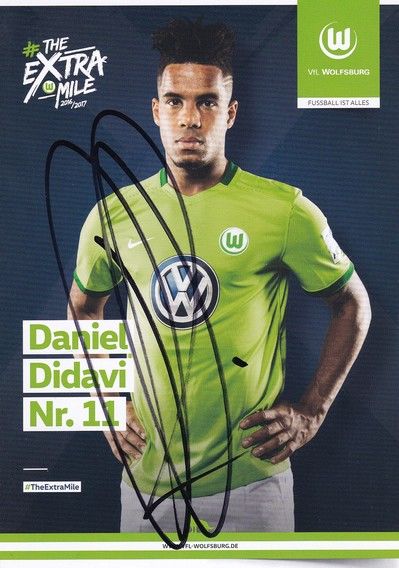 Autogramm Fussball | VfL Wolfsburg | 2016 | Daniel DIVADI