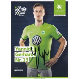 Autogramm Fussball | VfL Wolfsburg | 2016 | Yannick GERHARDT
