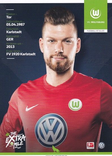 Autogramm Fussball | VfL Wolfsburg | 2016 | Max GRÜN 