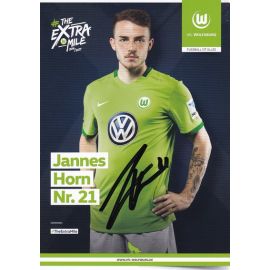 Autogramm Fussball | VfL Wolfsburg | 2016 | Jannes HORN
