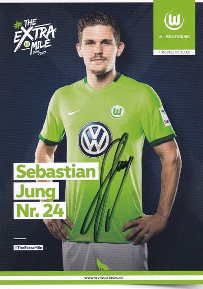 Autogramm Fussball | VfL Wolfsburg | 2016 | Sebastian JUNG