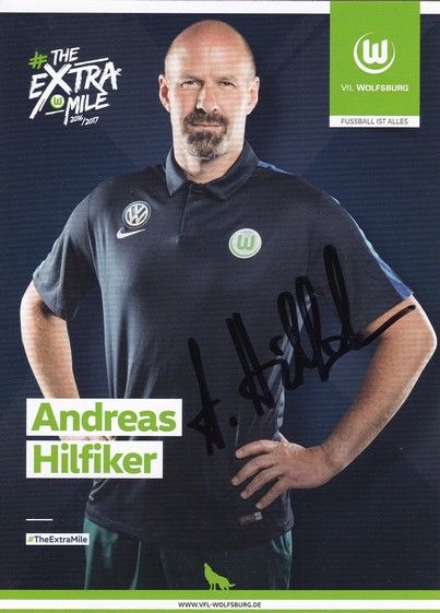 Autogramm Fussball | VfL Wolfsburg | 2016 | Andreas HILFIKER