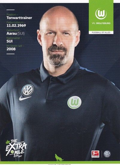 Autogramm Fussball | VfL Wolfsburg | 2016 | Andreas HILFIKER