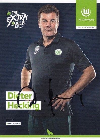 Autogramm Fussball | VfL Wolfsburg | 2016 | Dieter HECKING