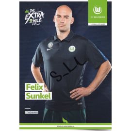 Autogramm Fussball | VfL Wolfsburg | 2016 | Felix SUNKEL