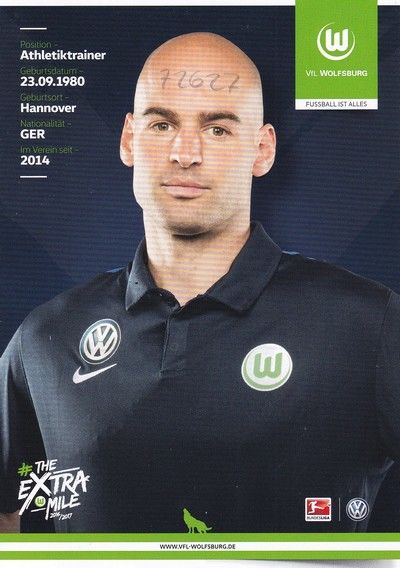 Autogramm Fussball | VfL Wolfsburg | 2016 | Felix SUNKEL
