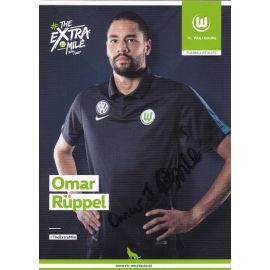 Autogramm Fussball | VfL Wolfsburg | 2016 | Omar RÜPPEL