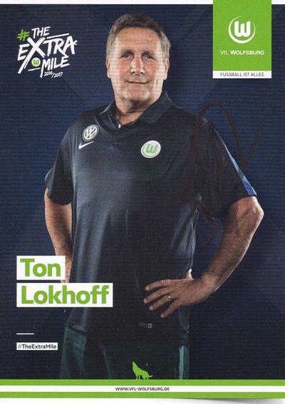 Autogramm Fussball | VfL Wolfsburg | 2016 | Ton LOKHOFF