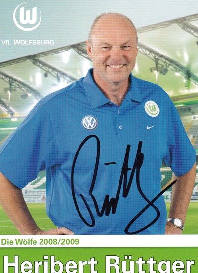 Autogramm Fussball | VfL Wolfsburg | 2008 | Heribert RÜTTGER