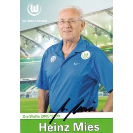 Autogramm Fussball | VfL Wolfsburg | 2008 | Heinz MIES