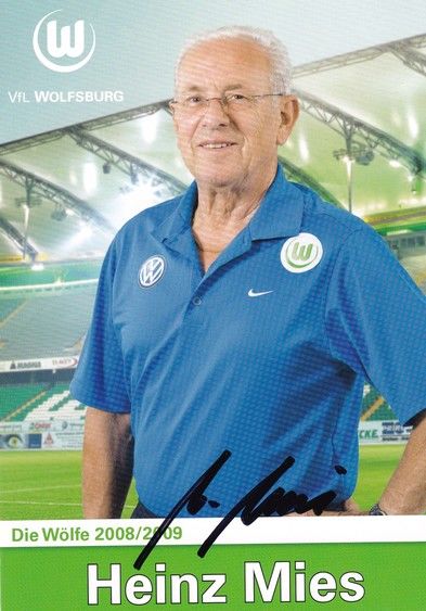 Autogramm Fussball | VfL Wolfsburg | 2008 | Heinz MIES