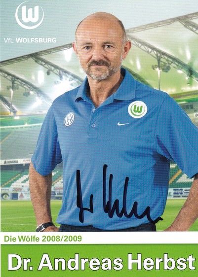 Autogramm Fussball | VfL Wolfsburg | 2008 | Andreas HERBST