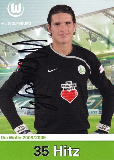 Autogramm Fussball | VfL Wolfsburg | 2008 | Marwin HITZ