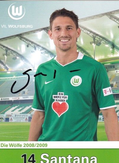 Autogramm Fussball | VfL Wolfsburg | 2008 | Jonathan SANTANA