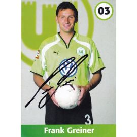 Autogramm Fussball | VfL Wolfsburg | 2001 | Frank GREINER
