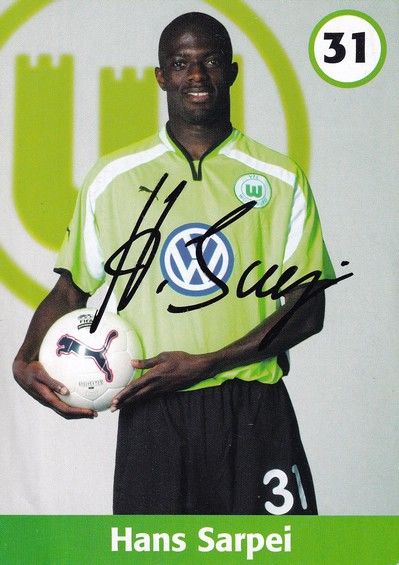 Autogramm Fussball | VfL Wolfsburg | 2001 | Hans SARPEI