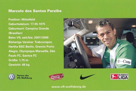 Autogramm Fussball | VfL Wolfsburg | 2006 | MARCELINHO
