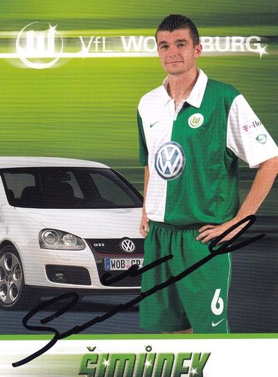 Autogramm Fussball | VfL Wolfsburg | 2007-1 | Jan SIMUNEK