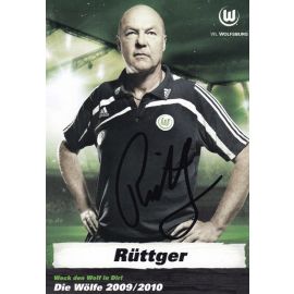 Autogramm Fussball | VfL Wolfsburg | 2009 | Heribert RÜTTGER