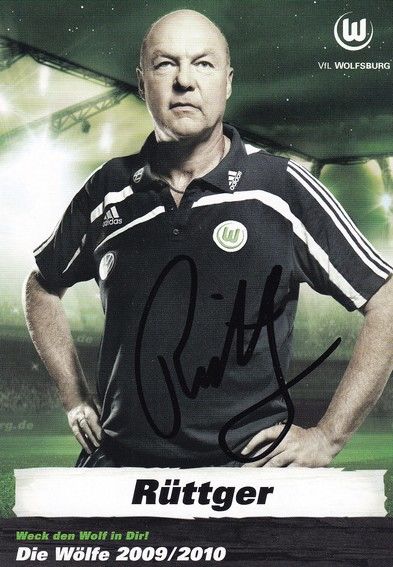 Autogramm Fussball | VfL Wolfsburg | 2009 | Heribert RÜTTGER