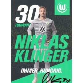 Autogramm Fussball | VfL Wolfsburg | 2019 | Niklas KLINGER
