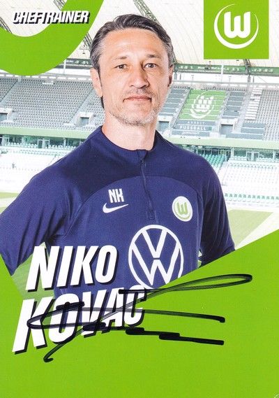 Autogramm Fussball | VfL Wolfsburg | 2022 | Niko KOVAC