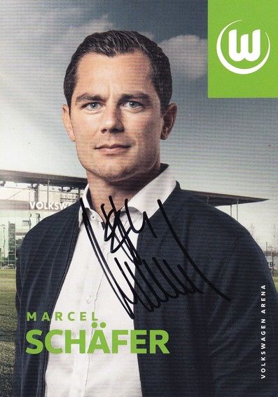 Autogramm Fussball | VfL Wolfsburg | 2018 | Marcel SCHÄFER