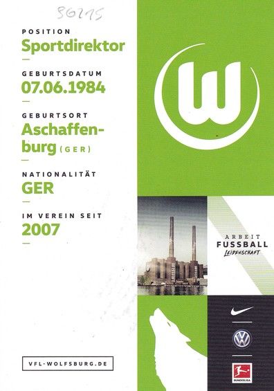 Autogramm Fussball | VfL Wolfsburg | 2018 | Marcel SCHÄFER
