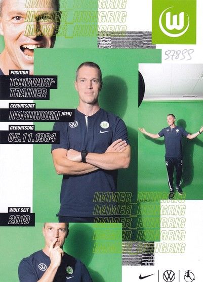 Autogramm Fussball | VfL Wolfsburg | 2020 | Eike HERDING
