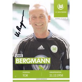 Autogramm Fussball | VfL Wolfsburg | 2010er TM | Uwe BERGMANN