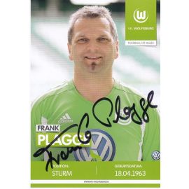 Autogramm Fussball | VfL Wolfsburg | 2010er TM | Frank PLAGGE