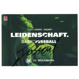 Autogramm Fussball | VfL Wolfsburg | 2002 | Robson PONTE  (Sonderkarte Leidenschaft)
