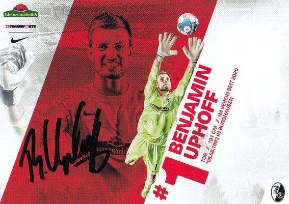 Autogramm Fussball | SC Freiburg | 2021 | Benjamin UPHOFF