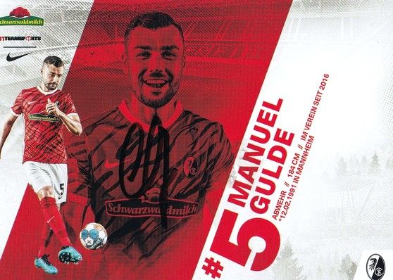Autogramm Fussball | SC Freiburg | 2021 | Manuel GULDE