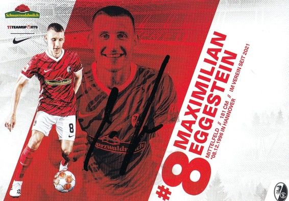 Autogramm Fussball | SC Freiburg | 2021 | Maximilian EGGESTEIN
