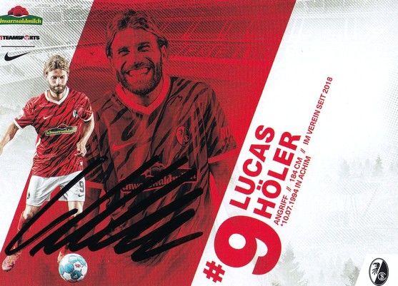 Autogramm Fussball | SC Freiburg | 2021 | Lucas HÖLER