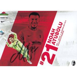 Autogramm Fussball | SC Freiburg | 2021 | Noah ATUBOLU