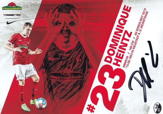 Autogramm Fussball | SC Freiburg | 2021 | Dominique HEINTZ