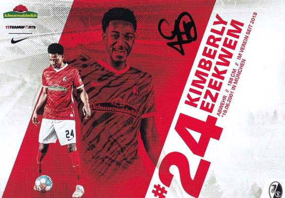 Autogramm Fussball | SC Freiburg | 2021 | Kimberly EZEKWEM
