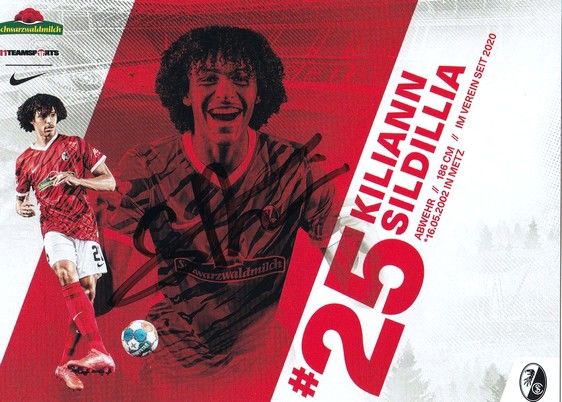 Autogramm Fussball | SC Freiburg | 2021 | Kiliann SILDILLIA