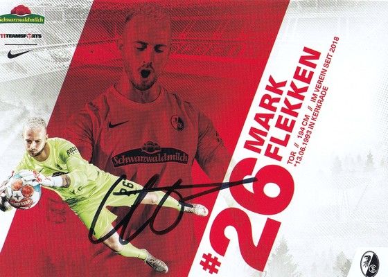 Autogramm Fussball | SC Freiburg | 2021 | Mark FLEKKEN