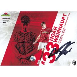 Autogramm Fussball | SC Freiburg | 2021 | Noah WEISSHAUPT
